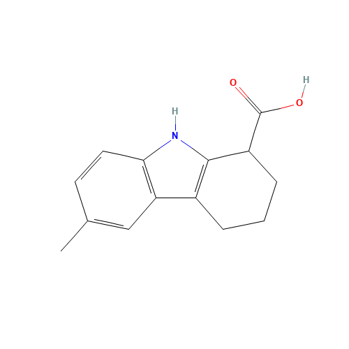 6-methyl-2,3,4,9-tetrahydro-1H-carbazole-1-carboxylic acid (CAS: 49844-27-1) - Related Chemical Product