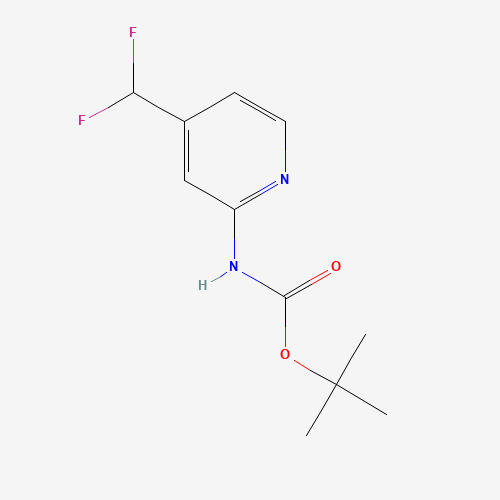 tert-butyl N-[4-(difluoromethyl)pyridin-2-yl]carbamate (CAS: 1419221-63-8) - Related Chemical Product