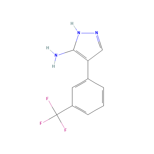 4-[3-(trifluoromethyl)phenyl]-1H-pyrazol-5-amine (CAS: 301373-83-1) - Related Chemical Product