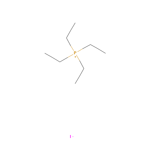 tetraethylphosphanium;iodide (CAS: 4317-06-0) - Chemical Structure and Molecular Formula 