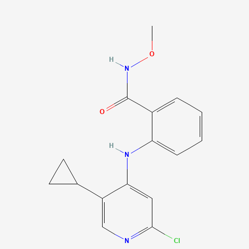2-[(2-chloro-5-cyclopropylpyridin-4-yl)amino]-N-methoxybenzamide (CAS: 1184931-58-5) - Related Chemical Product