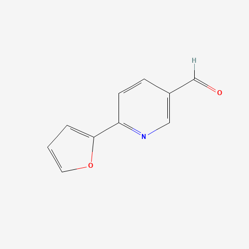 6-(furan-2-yl)pyridine-3-carbaldehyde (CAS: 886851-42-9) - Chemical Structure and Molecular Formula 