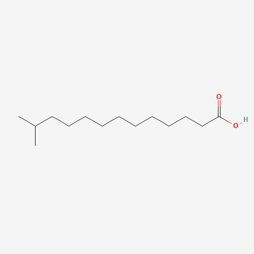 12-methyltridecanoic acid (CAS: 2724-57-4) - Chemical Structure and Molecular Formula 