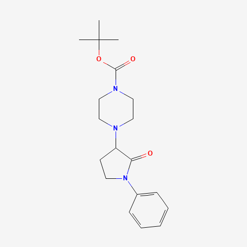 tert-butyl 4-(2-oxo-1-phenylpyrrolidin-3-yl)piperazine-1-carboxylate (CAS: 1269430-95-6) - Related Chemical Product