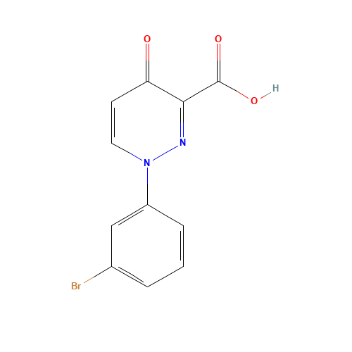 1-(3-bromophenyl)-4-oxopyridazine-3-carboxylic acid (CAS: 1283709-42-1) - Related Chemical Product