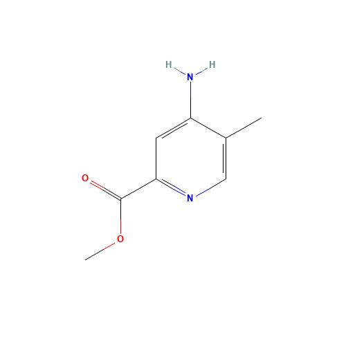 methyl 4-amino-5-methylpyridine-2-carboxylate (CAS: 1260665-41-5) - Chemical Structure and Molecular Formula 