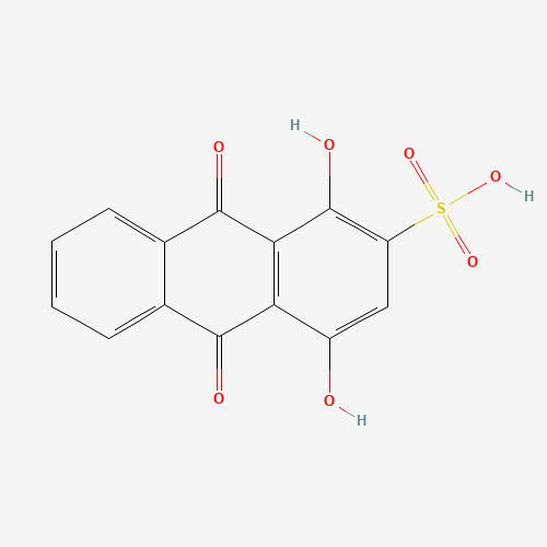 1,4-dihydroxy-9,10-dioxoanthracene-2-sulfonic acid (CAS: 145-48-2) - Related Chemical Product