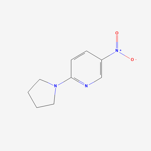 5-nitro-2-pyrrolidin-1-ylpyridine (CAS: 26820-63-3) - Chemical Structure and Molecular Formula 