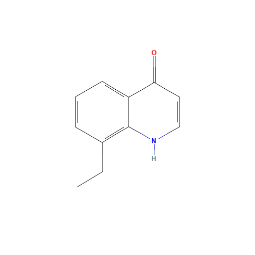 8-ethyl-1H-quinolin-4-one (CAS: 23096-83-5) - Chemical Structure and Molecular Formula 