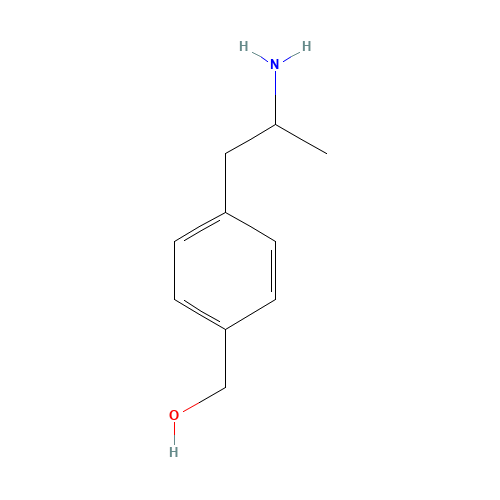 [4-(2-aminopropyl)phenyl]methanol (CAS: 861840-16-6) - Chemical Structure and Molecular Formula 