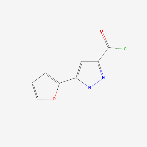 5-(furan-2-yl)-1-methylpyrazole-3-carbonyl chloride (CAS: 876316-47-1) - Related Chemical Product