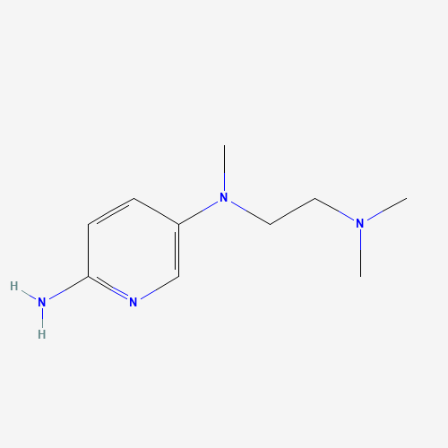 5-N-[2-(dimethylamino)ethyl]-5-N-methylpyridine-2,5-diamine (CAS: 1343058-38-7) - Chemical Structure and Molecular Formula 
