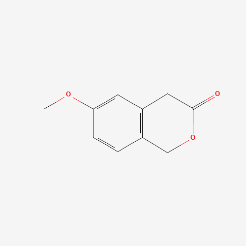 6-methoxy-1,4-dihydroisochromen-3-one (CAS: 43088-72-8) - Chemical Structure and Molecular Formula 