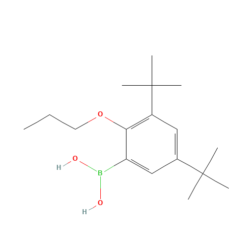 (3,5-ditert-butyl-2-propoxyphenyl)boronic acid (CAS: 245435-09-0) - Related Chemical Product