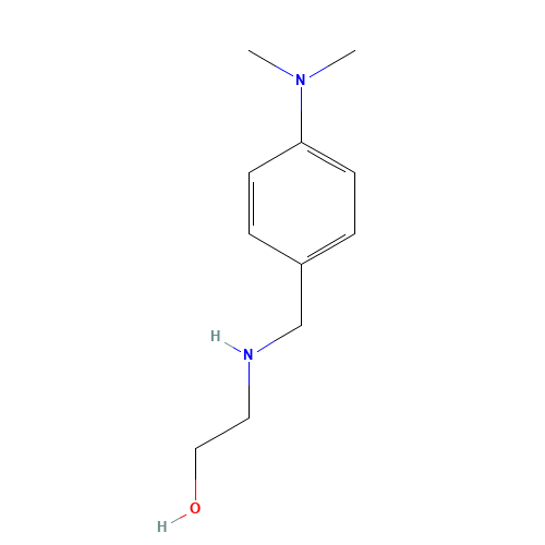 2-[[4-(dimethylamino)phenyl]methylamino]ethanol (CAS: 161798-71-6) - Chemical Structure and Molecular Formula 