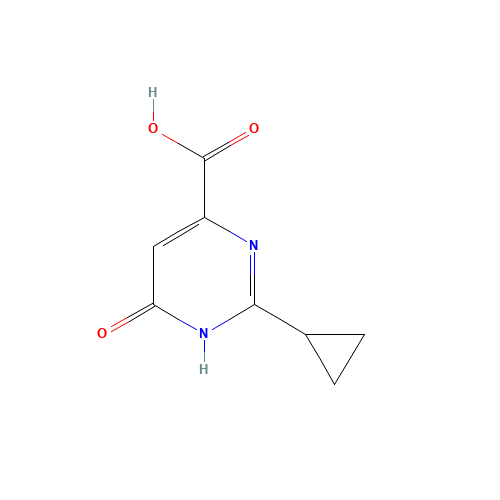 2-cyclopropyl-4-oxo-1H-pyrimidine-6-carboxylic acid (CAS: 858956-25-9) - Related Chemical Product