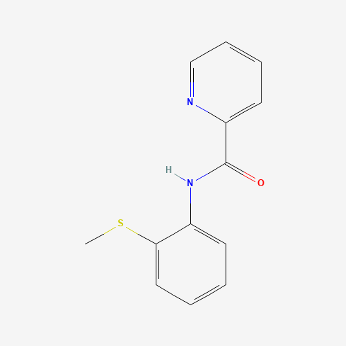 N-(2-methylsulfanylphenyl)pyridine-2-carboxamide (CAS: 794582-15-3) - Chemical Structure and Molecular Formula 