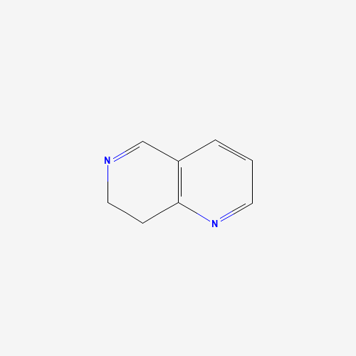 7,8-dihydro-1,6-naphthyridine (CAS: 1430218-32-8) - Chemical Structure and Molecular Formula 