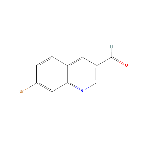 7-bromoquinoline-3-carbaldehyde (CAS: 745830-24-4) - Chemical Structure and Molecular Formula 