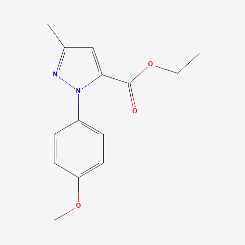 ethyl 2-(4-methoxyphenyl)-5-methylpyrazole-3-carboxylate (CAS: 218632-36-1) - Related Chemical Product