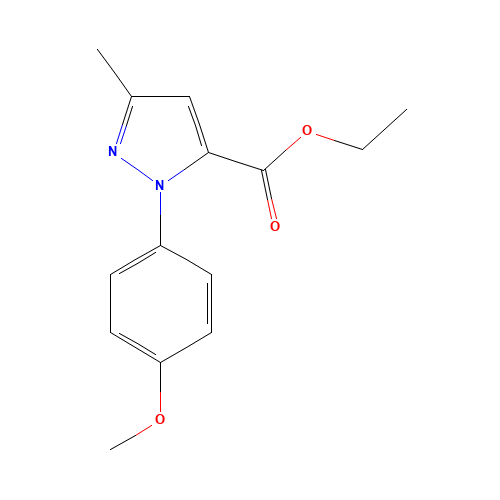 ethyl 2-(4-methoxyphenyl)-5-methylpyrazole-3-carboxylate (CAS: 218632-36-1) - Related Chemical Product