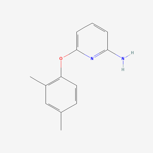 6-(2,4-dimethylphenoxy)pyridin-2-amine (CAS: 400775-51-1) - Chemical Structure and Molecular Formula 