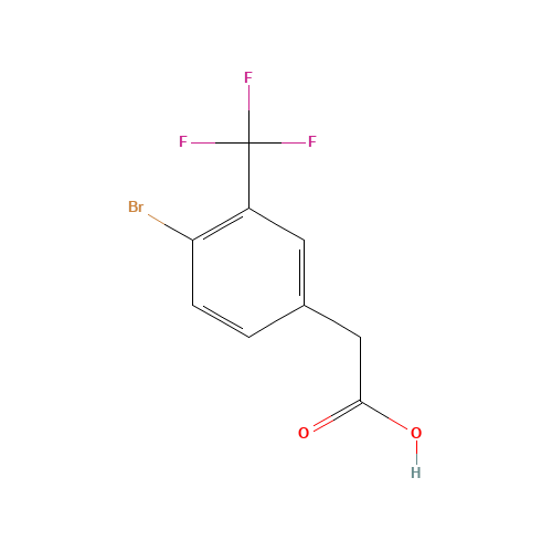 2-[4-bromo-3-(trifluoromethyl)phenyl]acetic acid (CAS: 914637-17-5) - Related Chemical Product