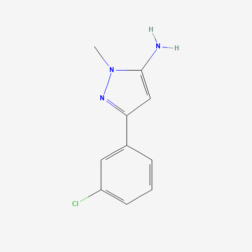 5-(3-chlorophenyl)-2-methylpyrazol-3-amine (CAS: 92406-44-5) - Related Chemical Product