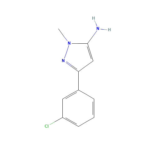 5-(3-chlorophenyl)-2-methylpyrazol-3-amine (CAS: 92406-44-5) - Related Chemical Product