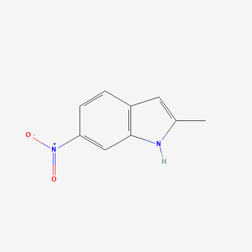 2-methyl-6-nitro-1H-indole (CAS: 3484-23-9) - Chemical Structure and Molecular Formula 