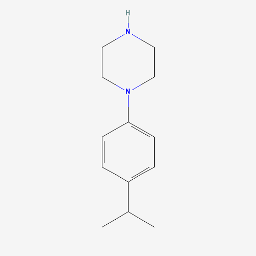 1-(4-propan-2-ylphenyl)piperazine (CAS: 68104-59-6) - Chemical Structure and Molecular Formula 