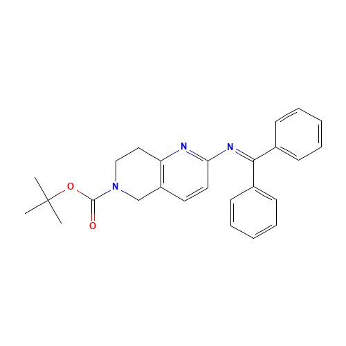 tert-butyl 2-(benzhydrylideneamino)-7,8-dihydro-5H-1,6-naphthyridine-6-carboxylate (CAS: 1346673-94-6) - Related Chemical Product