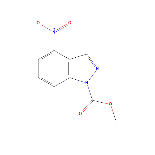 methyl 4-nitroindazole-1-carboxylate (CAS: 581812-75-1) - Related Chemical Product