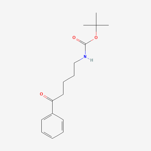 tert-butyl N-(5-oxo-5-phenylpentyl)carbamate (CAS: 116437-42-4) - Related Chemical Product