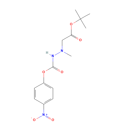 tert-butyl 2-[methyl-[(4-nitrophenoxy)carbonylamino]amino]acetate (CAS: 1398504-08-9) - Related Chemical Product