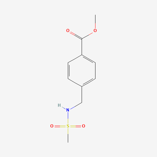 methyl 4-(methanesulfonamidomethyl)benzoate (CAS: 152122-32-2) - Chemical Structure and Molecular Formula 