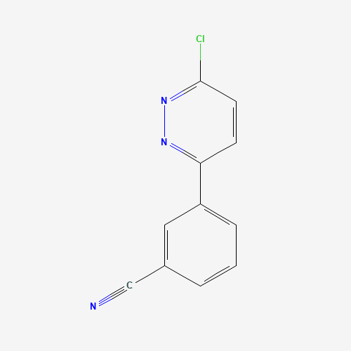 3-(6-chloropyridazin-3-yl)benzonitrile (CAS: 99708-49-3) - Chemical Structure and Molecular Formula 