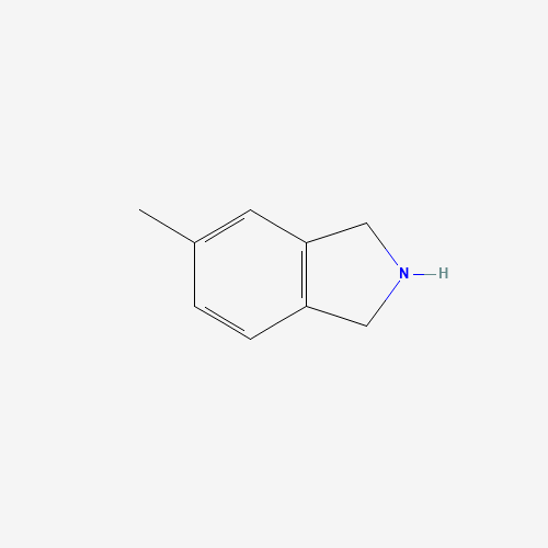 5-methyl-2,3-dihydro-1H-isoindole (CAS: 93282-20-3) - Chemical Structure and Molecular Formula 