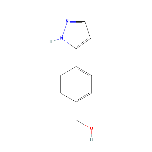 [4-(1H-pyrazol-5-yl)phenyl]methanol (CAS: 179057-16-0) - Related Chemical Product