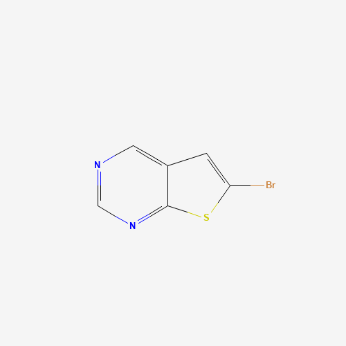 6-bromothieno[2,3-d]pyrimidine (CAS: 60703-80-2) - Chemical Structure and Molecular Formula 