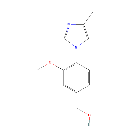 [3-methoxy-4-(4-methylimidazol-1-yl)phenyl]methanol (CAS: 1017789-63-7) - Related Chemical Product