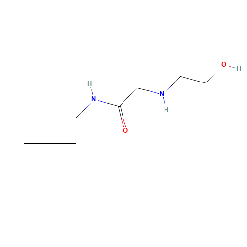 N-(3,3-dimethylcyclobutyl)-2-(2-hydroxyethylamino)acetamide (CAS: 1284247-28-4) - Related Chemical Product