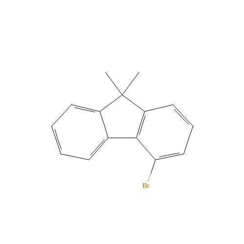 4-bromo-9,9-dimethylfluorene (CAS: 942615-32-9) - Chemical Structure and Molecular Formula 