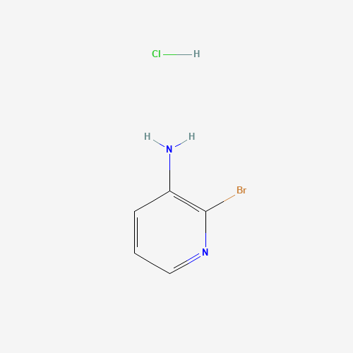 2-bromopyridin-3-amine;hydrochloride (CAS: 78607-34-8) - Chemical Structure and Molecular Formula 