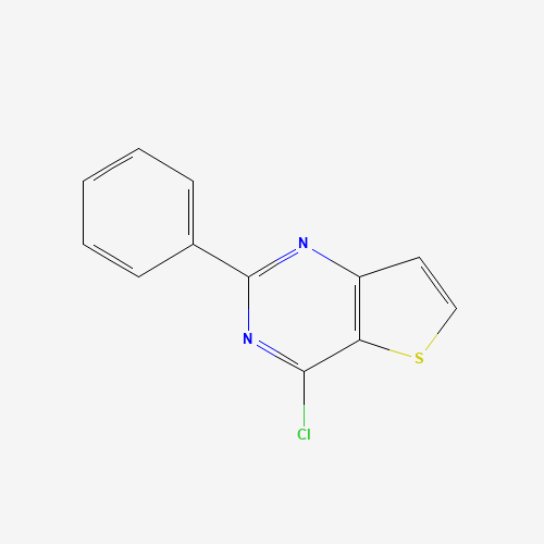 4-chloro-2-phenylthieno[3,2-d]pyrimidine (CAS: 214417-22-8) - Chemical Structure and Molecular Formula 