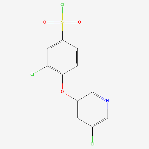3-chloro-4-(5-chloropyridin-3-yl)oxybenzenesulfonyl chloride (CAS: 315226-91-6) - Related Chemical Product