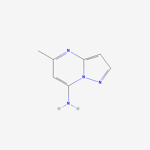 5-methylpyrazolo[1,5-a]pyrimidin-7-amine (CAS: 2369-88-2) - Chemical Structure and Molecular Formula 