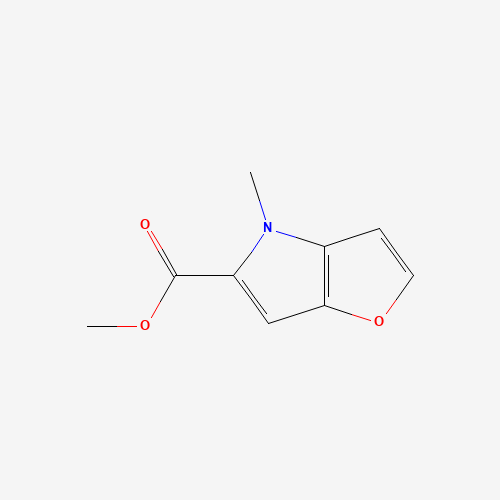 methyl 4-methylfuro[3,2-b]pyrrole-5-carboxylate (CAS: 164667-61-2) - Chemical Structure and Molecular Formula 
