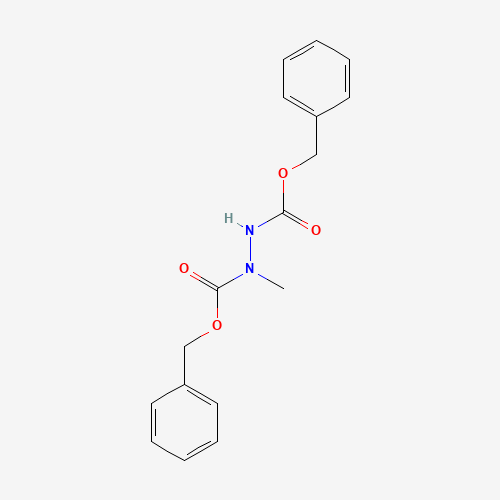 benzyl N-methyl-N-(phenylmethoxycarbonylamino)carbamate (CAS: 6002-83-1) - Chemical Structure and Molecular Formula 