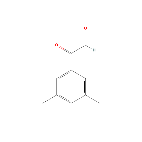 2-(3,5-dimethylphenyl)-2-oxoacetaldehyde (CAS: 150251-25-5) - Chemical Structure and Molecular Formula 